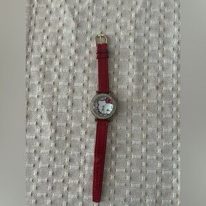 Red Hello Kitty Women's Watch /needs battery change